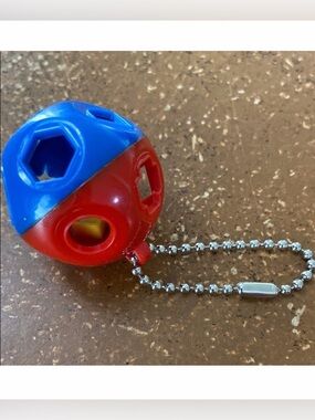 Vintage Tupperware Shape O Ball Key Fob made Hong Kong Mini